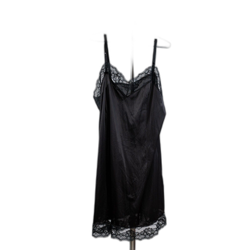 Velrose black slip dress size 44/M